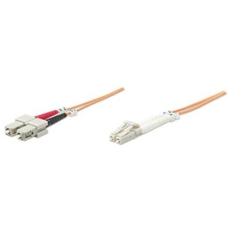Intellinet Network Solutions 5M 14Ft Lc/Sc Multi Mode Fiber Cable 470391